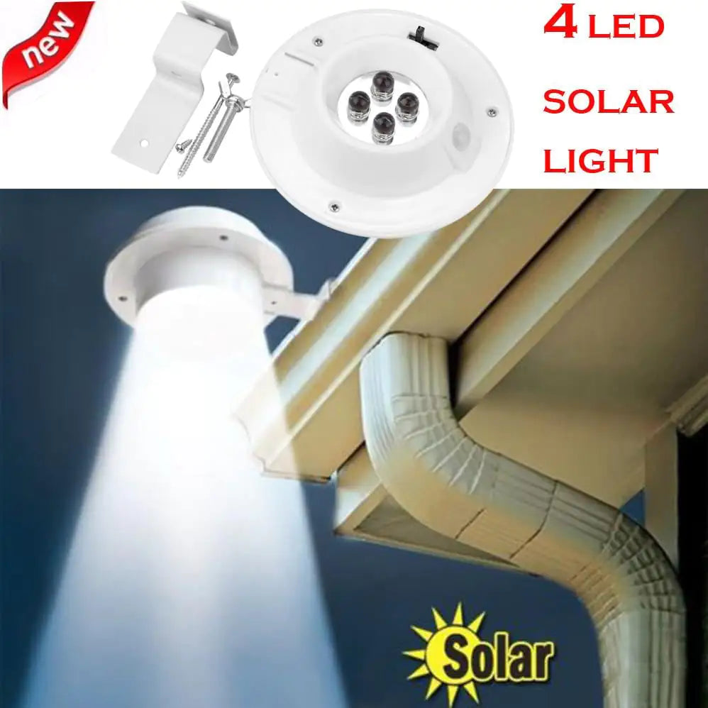 Solar LED Gutter Light Fixture