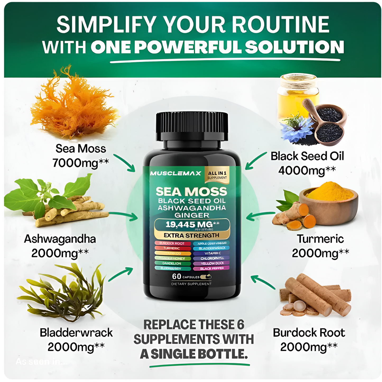 MuscleMax™ Sea Moss & Shilajit Ultimate Supplement Bundle