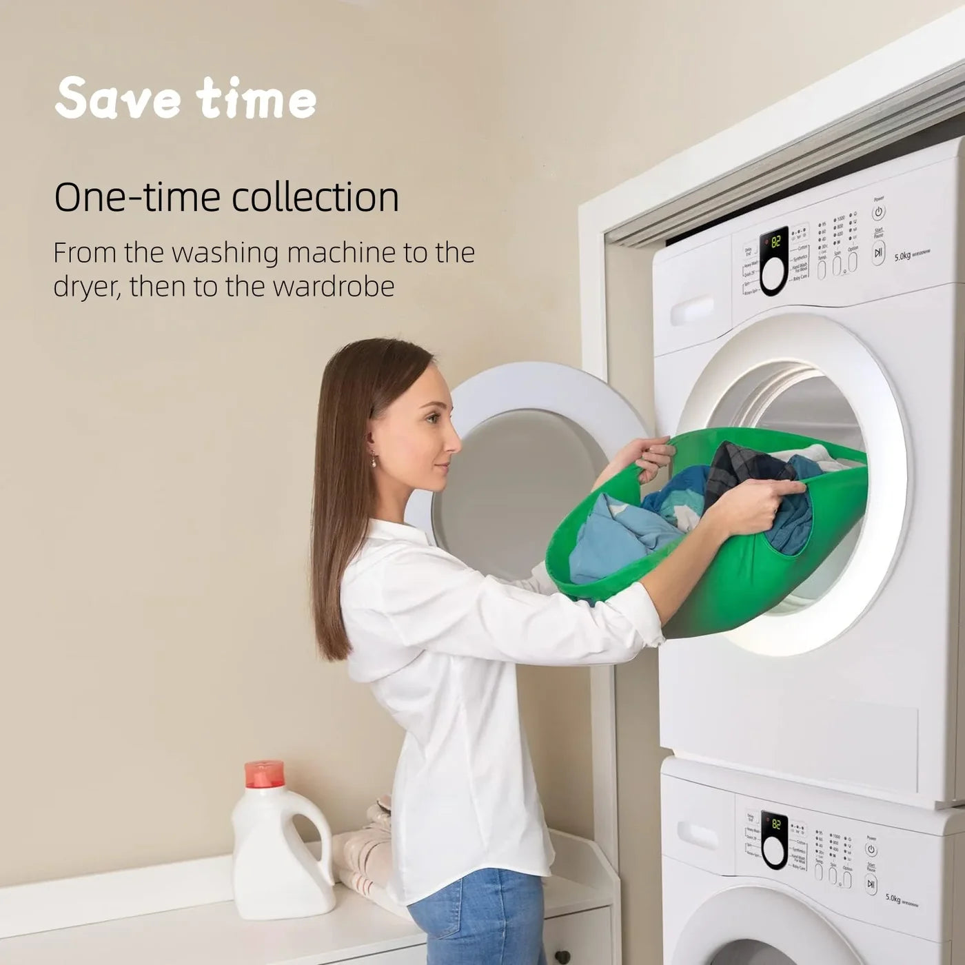Pop-Up Foldable Laundry Hamper