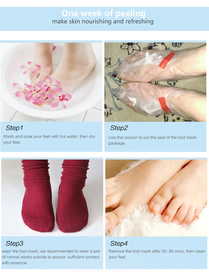 Exfoliating Whitening Foot Mask
