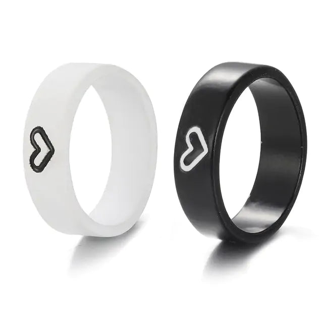 Heart-Shaped Couple Ring