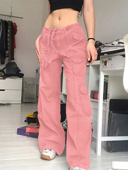 Leg High Waist Baggy Jeans