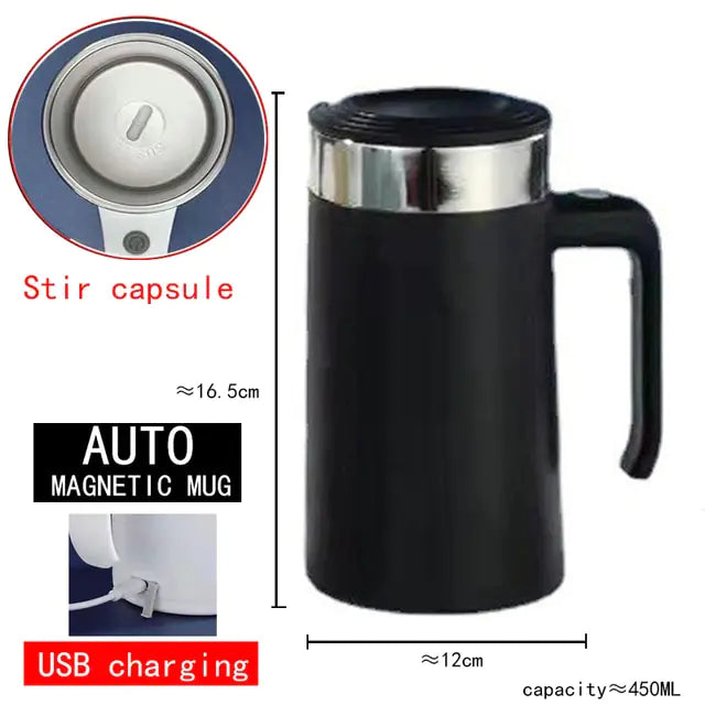 Self Stirring Magnetic Mug