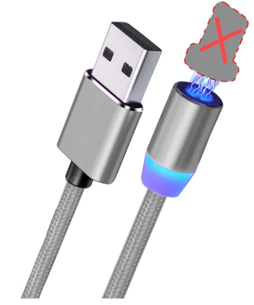 KEYSION LED Magnetic Fast Charging USB Cable