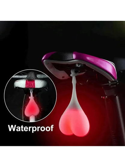 1pc Heart-Shaped Bike Tail Light