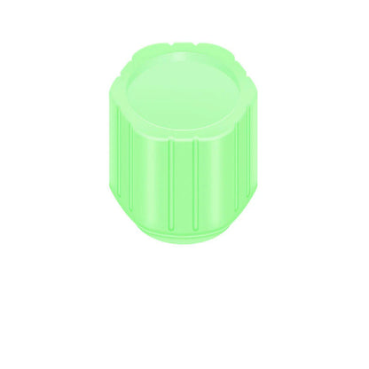 20-Pack Neon Green Glow Tire Valve Caps – No Battery Needed, Universal Fit