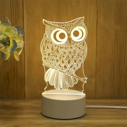 Kids 3D LED Creative Night Lamp