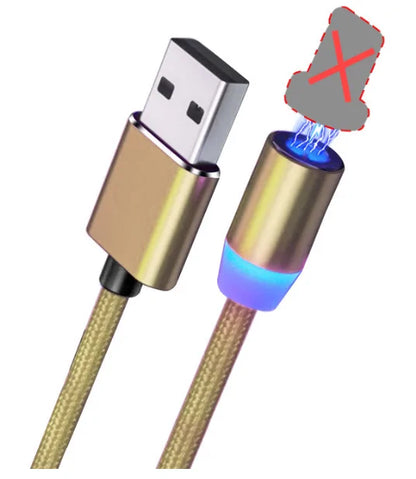 KEYSION LED Magnetic Fast Charging USB Cable