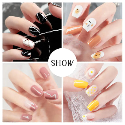 Mobray Gel Nail Kit: Base, Top Coat, & Slip Solution