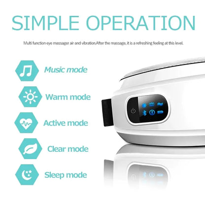 Eyes Mask With Music Airbag Massage