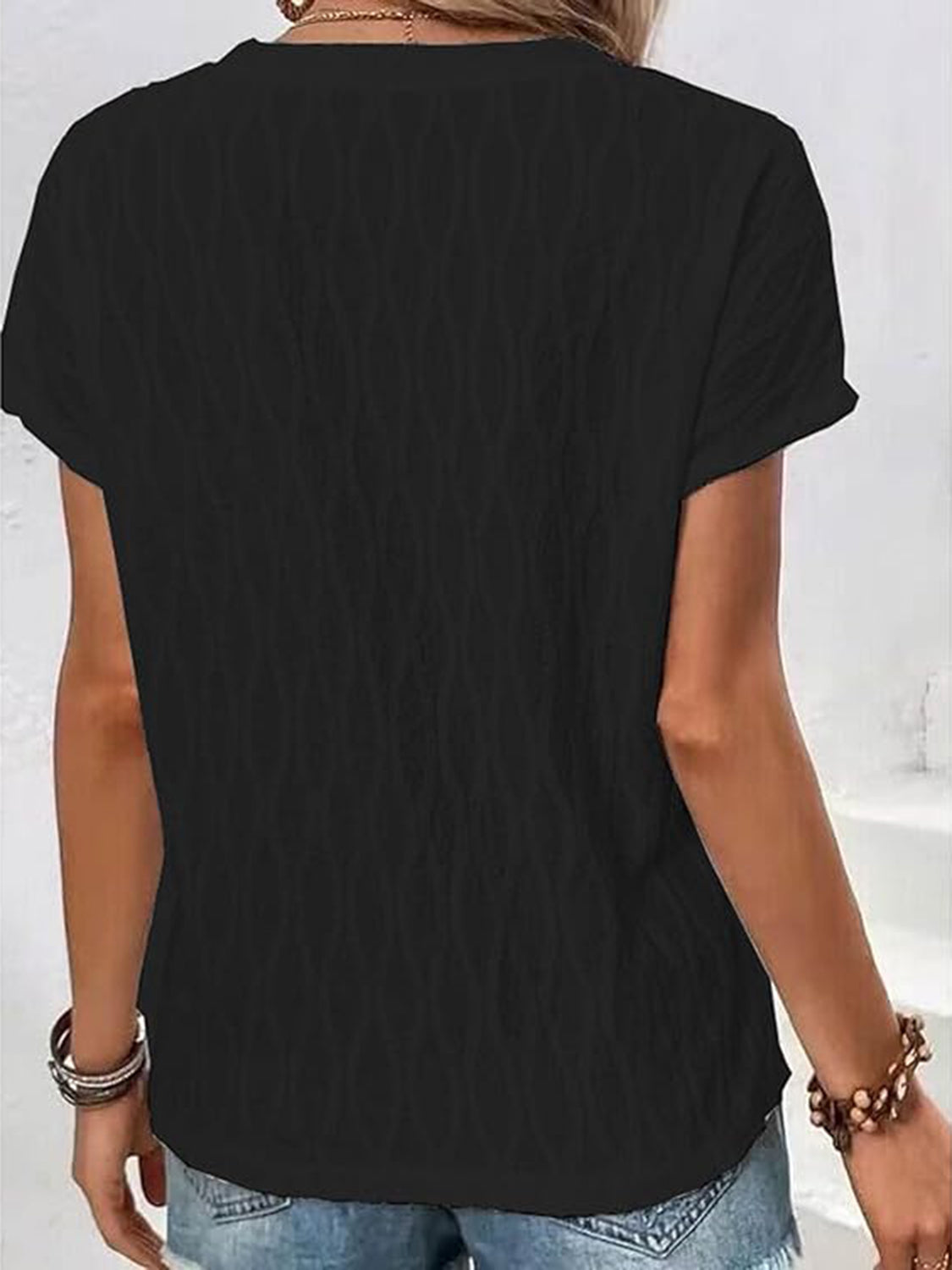 Full Size Round Neck Short Sleeve T-Shirt