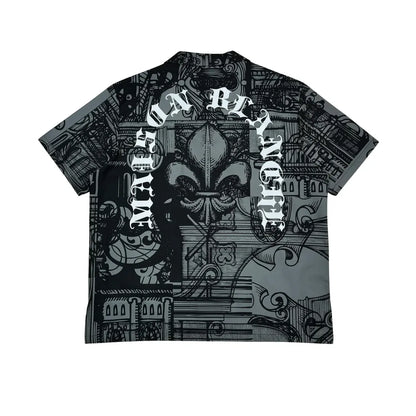 Civilized Tribal Print Shirt and Shorts Set