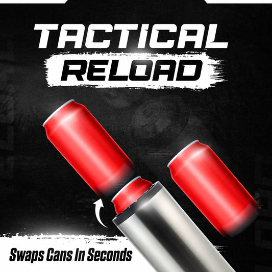 Stainless Steel Double Tactical Reload Can Cooler