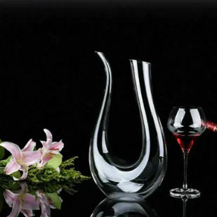 U-Shaped Crystal Decanter