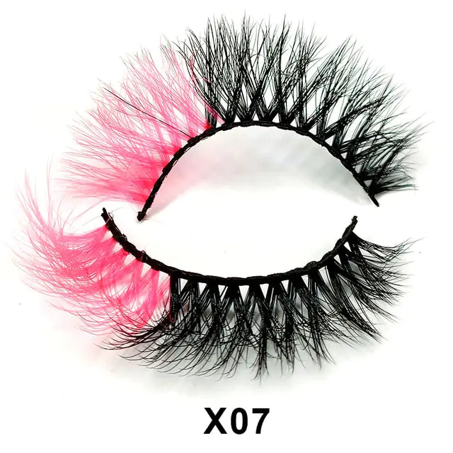 Two Color Mixed Eyelashes