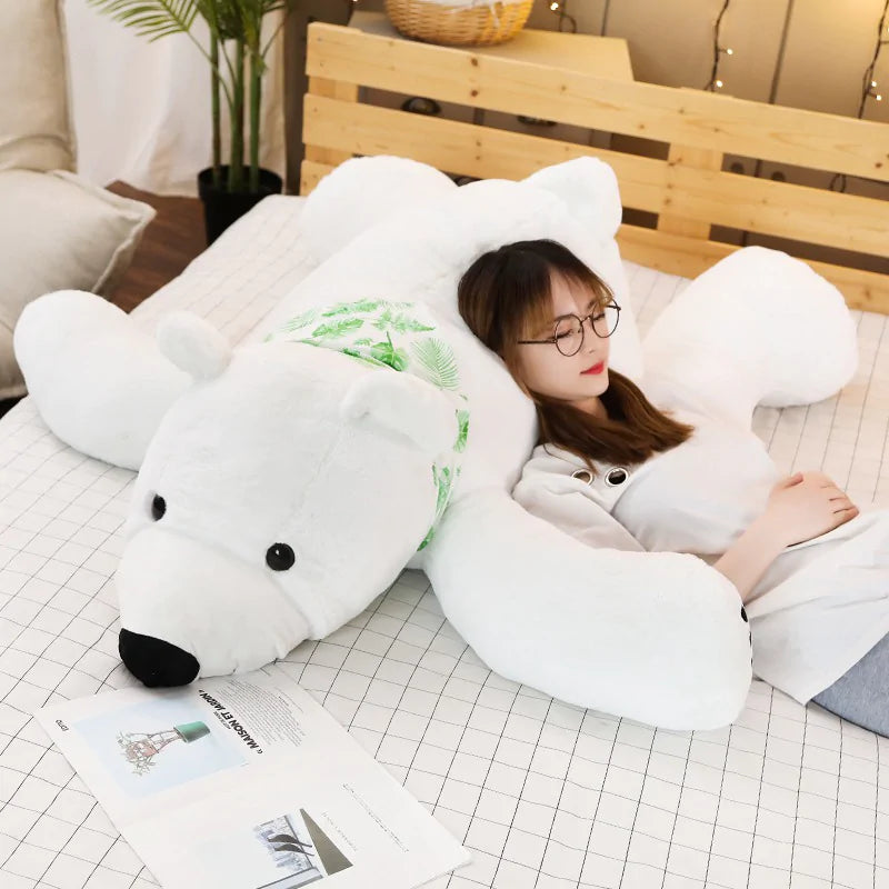 Giant Stuffed Polar Bear Plush