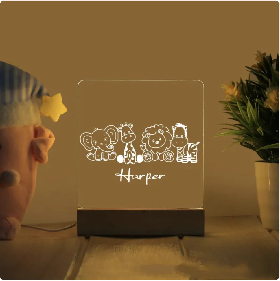 Children's Cartoon LED Bedside Lamp