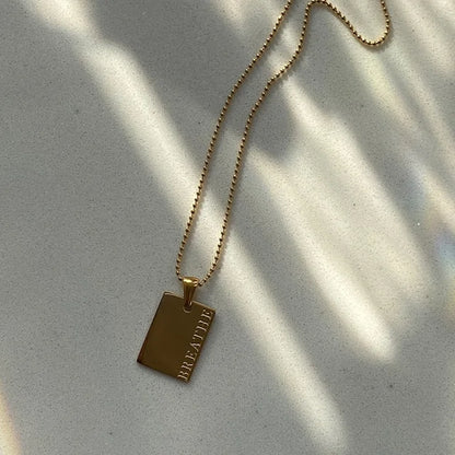 New Stylish Hiphop Word Pendant Necklace