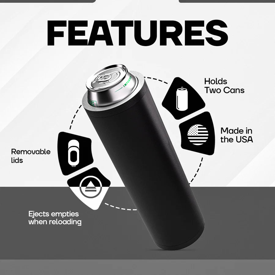Plastic Double Tactical Reload Can Holder
