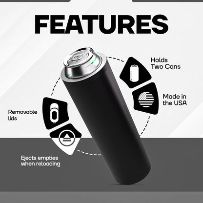 Plastic Double Tactical Reload Can Holder