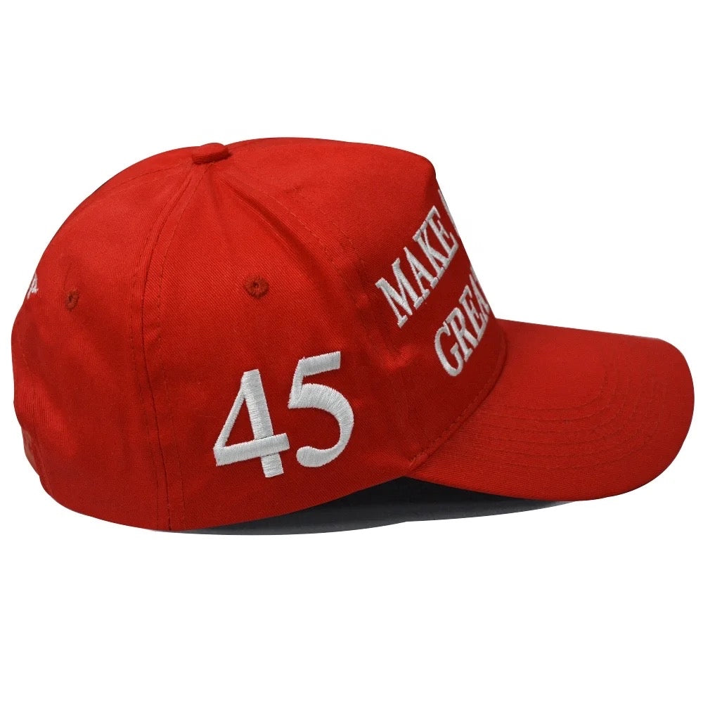 Make America Great Again Caps USA T*R*U*M*P 5 panel MAGA Baseball Caps with 3D Embroidery