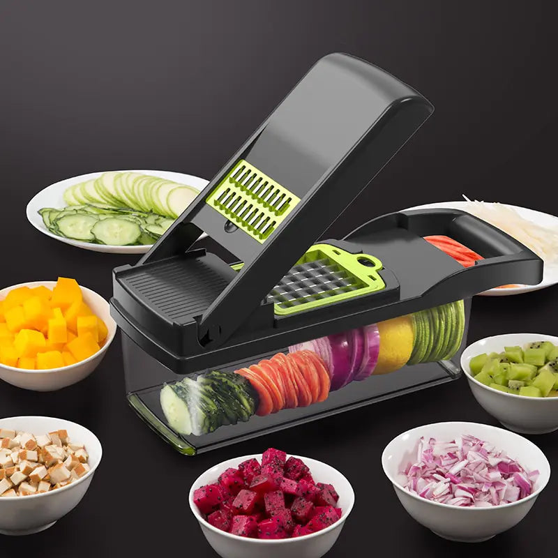 12 in 1 Multifunctional Vegetable Slicer Cutter Shredders – Targetjr