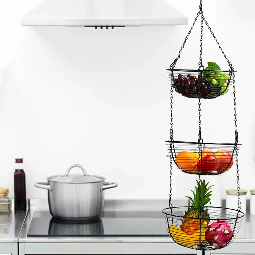 3-Tier Hanging Fruit Basket