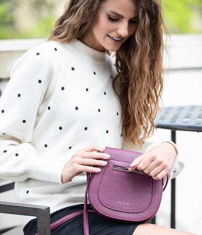 Camden Mini Messenger Bag in Vegan Leather