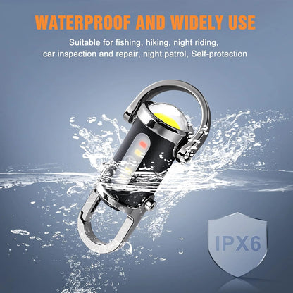 Rechargeable Mini Keychain Pocket Torch