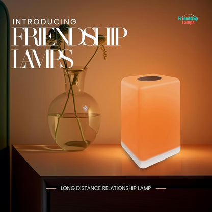 FriendLi Friendship Lamp® by Filimin - Subscription Required Wi-Fi LED Light for Long Distance Touch Lamp, Perfect Gift for Best Friend, Relationship, Family, Unique Gifts, Easy App Setup - Set of 2