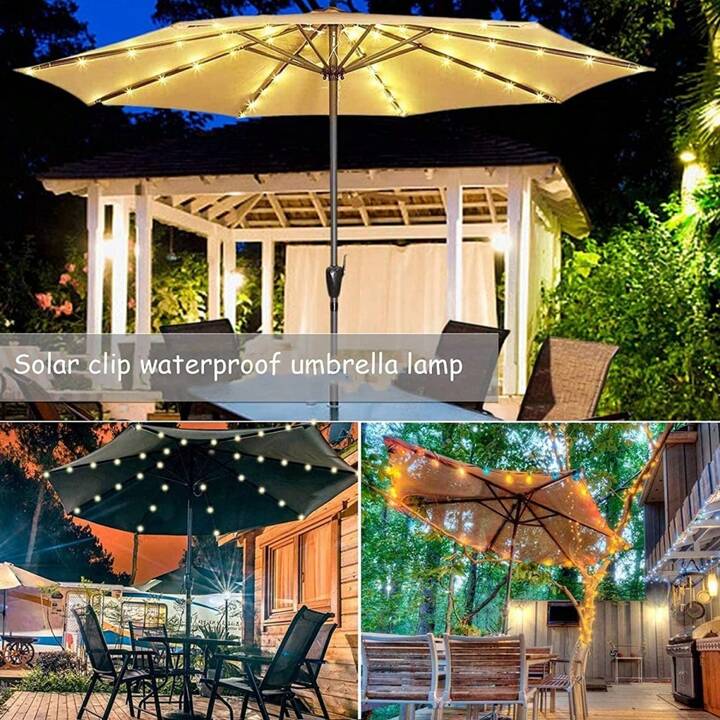 1PC Patio Umbrella Lights Cordless Outdoor Lighting