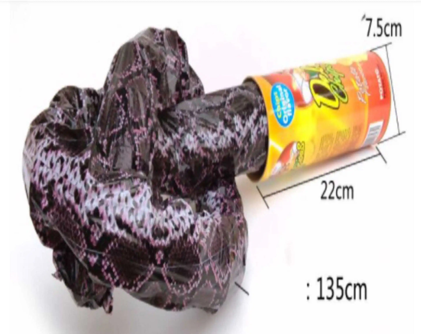 Spoof Potato Chips Bucket Snake Prank Toy