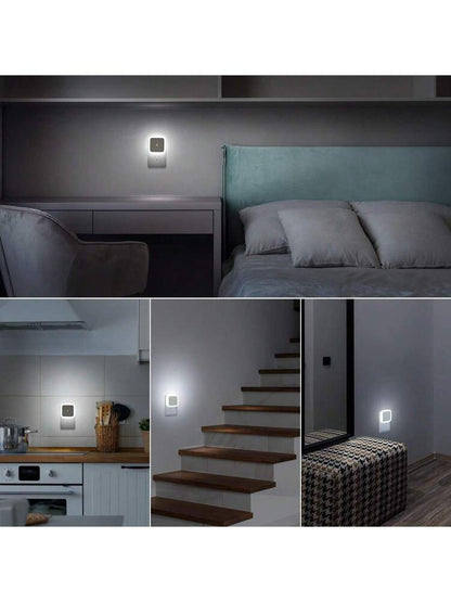 Led Night Light Cold White, Wall-Plugged Night Light, 1 Pack