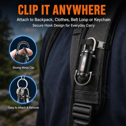 Rechargeable Mini Keychain Pocket Torch
