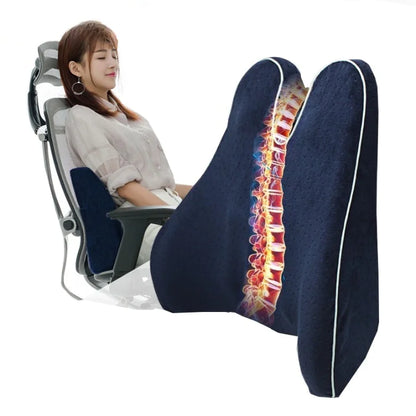 Comfort Chair Back Support Pillow Memory Foam