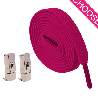 Press Lock Elastic Shoe Laces