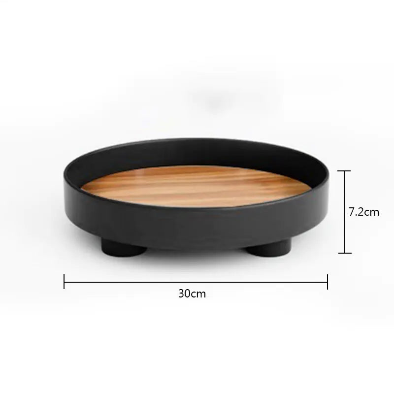 1 piece Nordic simple round storage tray