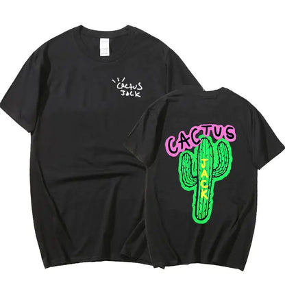 Cactus Print Couple Harajuku T-Shirts