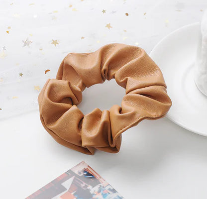 PU leather Hair Tie Ring