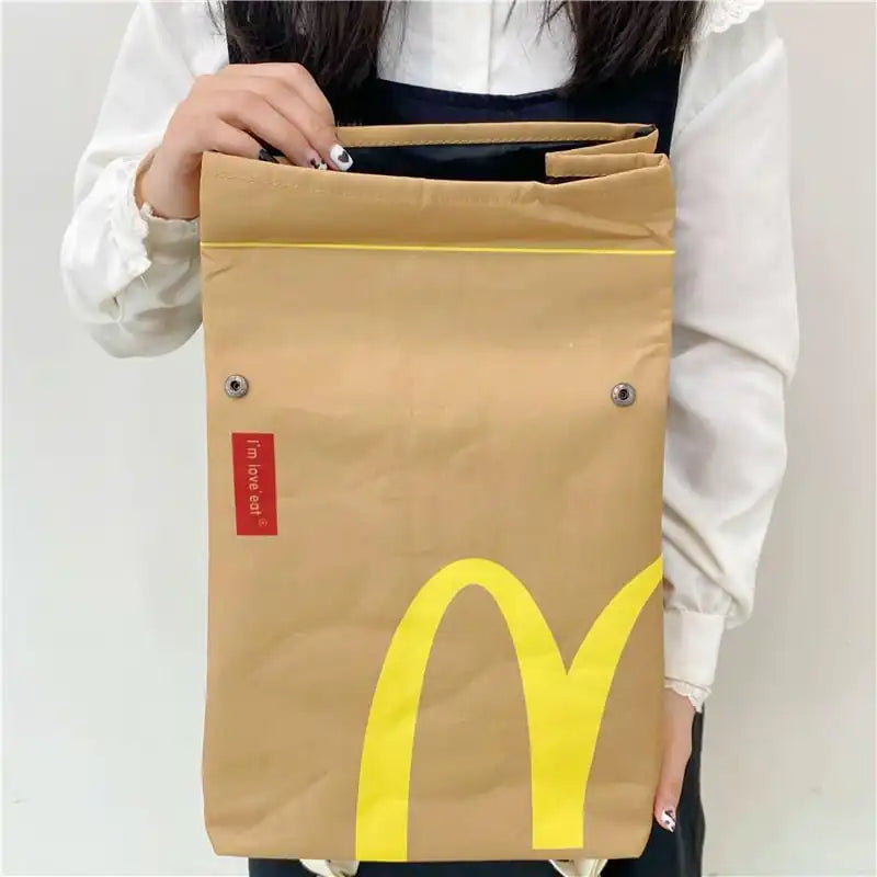 Bolsa e Mochila Saco do Mc Donalds