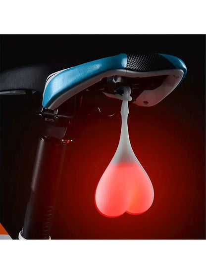 1pc Heart-Shaped Bike Tail Light