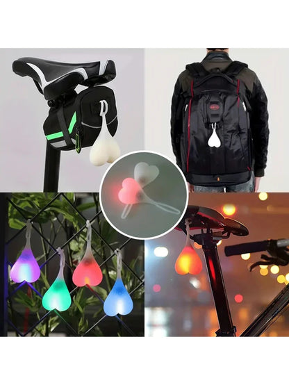 1pc Heart-Shaped Bike Tail Light