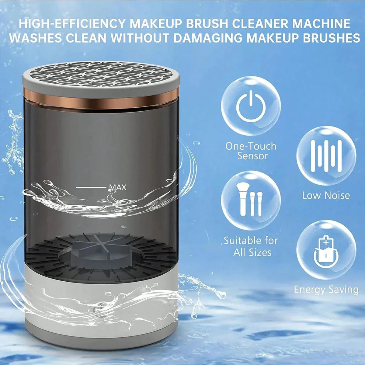 Auto Electric Makeup Brush Cleaner