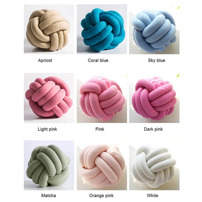 Hand Knot Cotton Pillow