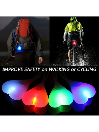 1pc Heart-Shaped Bike Tail Light