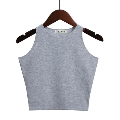 New Women Sexy Cotton Crop Top