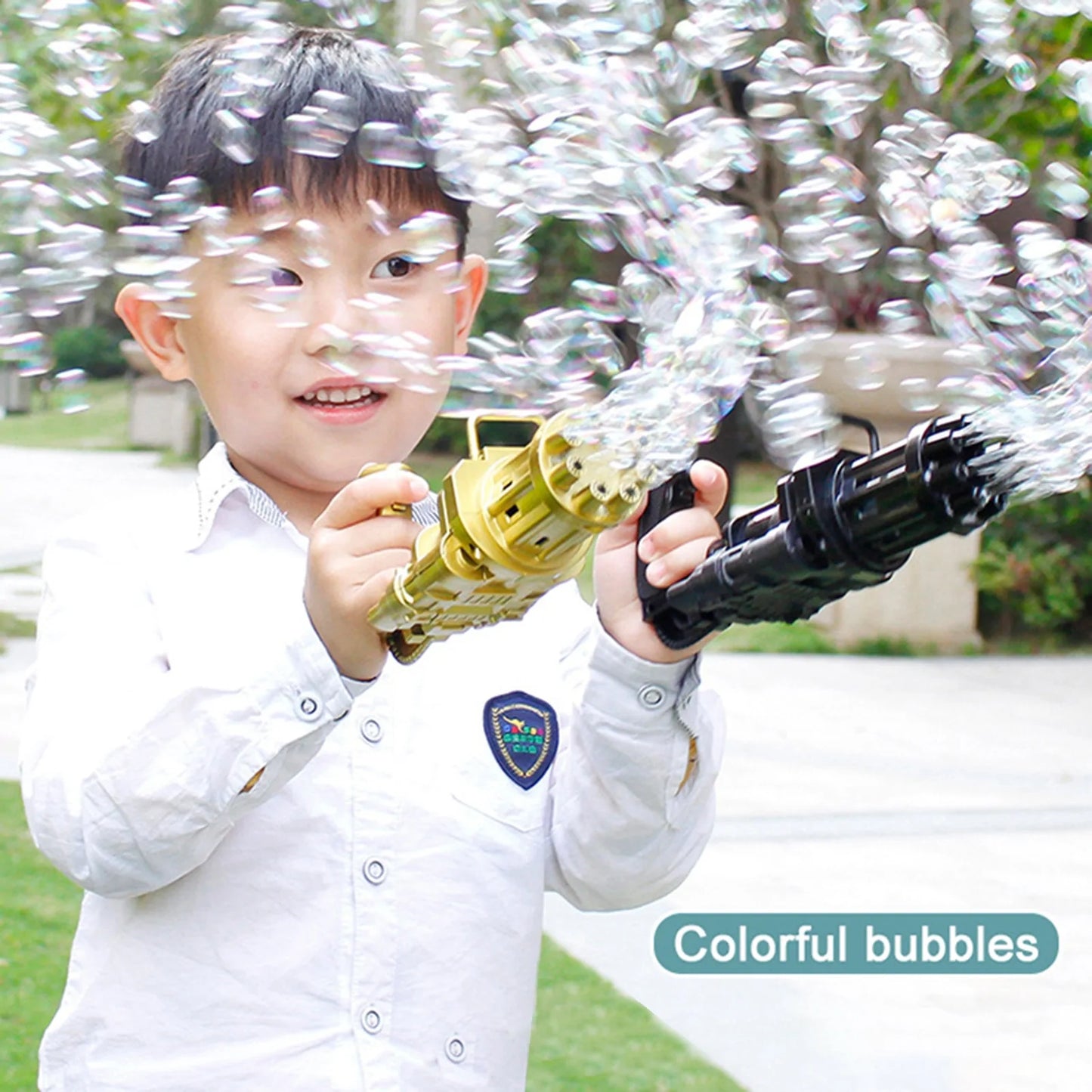 Automatic Bubble Machine Gun Toy For Children