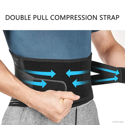 Double Pull Back Lumbar Support Belt Waist Orthopedic Corset Men Women Spine Decompression Waist Trainer Brace Back Pain Relief