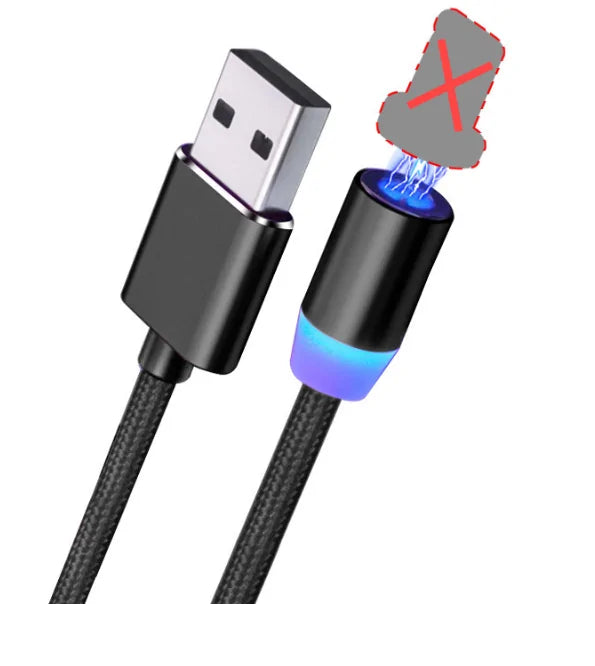 KEYSION LED Magnetic Fast Charging USB Cable