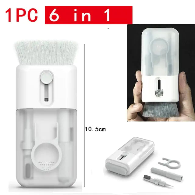 Multifunctional Cleaner Kit for Airpods Earbuds Cleaning Pen brush Bluetooth Earphones Case Cleaning Tools with Storage Box